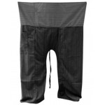 GABUR Thai Fisherman Yoga Pants Trousers Cotton One Size 2 Tone Gray Black